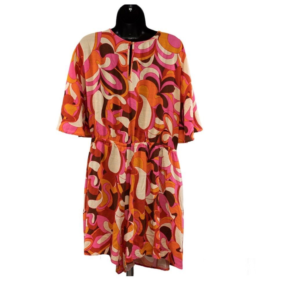 Ava & Viv Multicolored Wrap Romper Size 2x - image 2